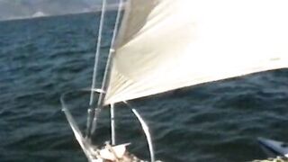 Bitch getting fucked on boat