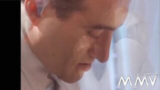 Romantic babe gets fucked in classic video