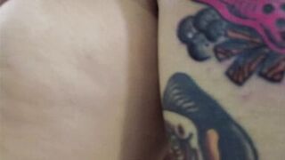 Chubby blonde milf fucked by tattoed man