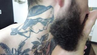 Chubby blonde milf fucked by tattoed man