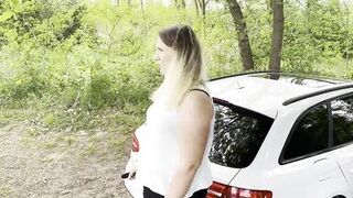 car breakdown! That's what you call help, cum all over my cunt, you bum? Assy real!