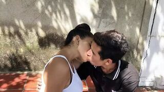 I'm bored sweeping outside my house and my neighbor invites me to fuck and I accept - 1 image