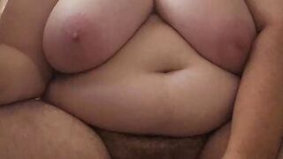 Fat slut pees in the shower and masturbates with a glass dildo. LiaKahn Spanish milf slutty and short hair. - 11 image