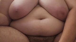 Fat slut pees in the shower and masturbates with a glass dildo. LiaKahn Spanish milf slutty and short hair.