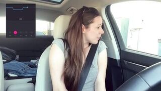 Trying not to cum too loud in the Starbucks Drive Thru! - 11 image