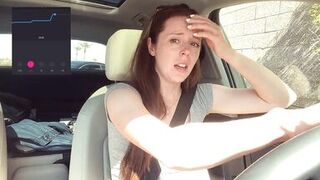 Trying not to cum too loud in the Starbucks Drive Thru! - 13 image