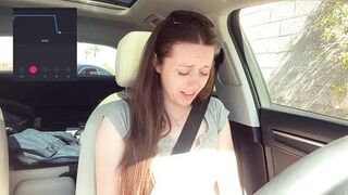 Trying not to cum too loud in the Starbucks Drive Thru! - 15 image