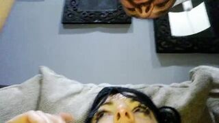 Closeup hard fucking milf, big moaning and slapping her face