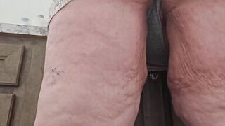 The service technician arrived to repair the laundry machines, but he thought servicing me was a better idea