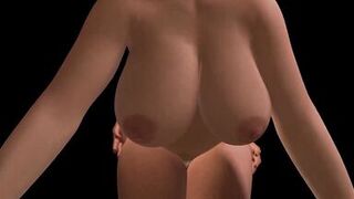 Hot Grey Haired Cougar Doggy Style Anal - 3D Porn Short Clip - 4 image