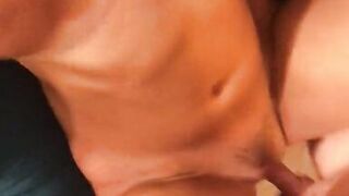 Big Breasted MOM gets NUTTED ON