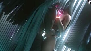 (4K) Tifa decides not to fight to fuck some and satisfy long cocks and get a lot of cum | 3D Hentai - 5 image