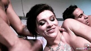 Rich Wife Jodi James seduce to worker to Oiled Anal and DP 3Some Cheating Fuck