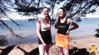 Arianna and Angelina, cunnilingus, rimming and threesome fucking