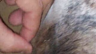 concentrating on her pussy while I fuck her