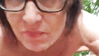 Publuc Squirting outdoor in nature - 14 image