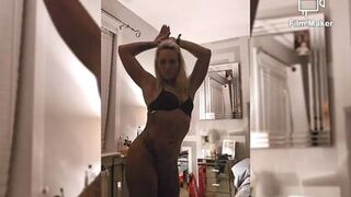 Wife teasing the camera