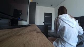 Real Cheating. My Wife Cheats On Her Husband With Her Neighbor In The Morning. Amateur Taboo