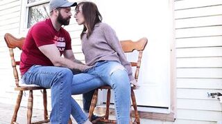 Milf squirting in jeans and HUGE squirt into a cup