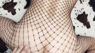 Stockings, heels, ass and anal