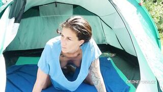 Nudist MILF Alzbeta - Under the blouse