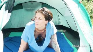 Nudist MILF Alzbeta - Under the blouse