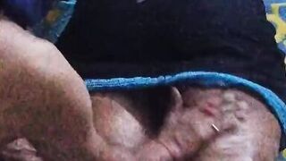 Wife massage by stranger and husband record