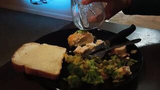 SUCKING DICK TO EAT CUM WITH MY CHICKEN Part 2