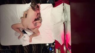 Fun hotel sex after a swing club