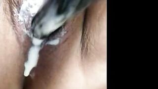 fucking me and creaming me with my black toy