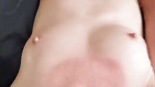 MILF wants to mutually masterbate - I give her a pearl necklace cumming all over her face and neck