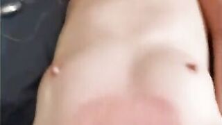 MILF wants to mutually masterbate - I give her a pearl necklace cumming all over her face and neck