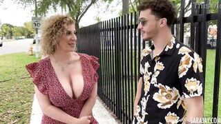 Lusty Lady Sara Jay Milks Apollo Banks With Her Moist Mature Muff!