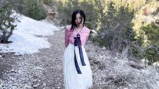 KPop Girl Fucks Actor in Korean Forest K-Drama Sex Scene - 3 image