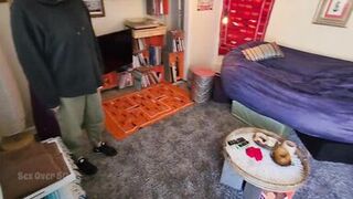 A Lonely MILF seduces a inexperienced man who rents her basement apartment. "The landlady" Part 1.