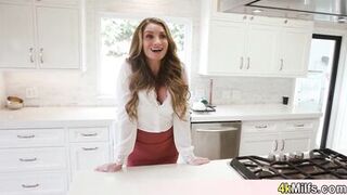 Anal loving blonde stepmom wants my cock and she doesnt care that we are in a middle of a party