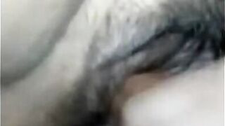 sexy hot bbw gets pleasure from her new sex toy a thick brown dildo that squirts cream out of her cute shaved pussy