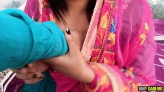 POV Punjabi Bhabhi Ko padoshi ne jabardasti pel diya real homemade sex video by jony darling Clear hindi audio