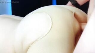 DJennerXX - Nylon covered cock in pussy