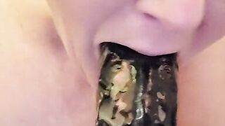 Granny With BBC Suck