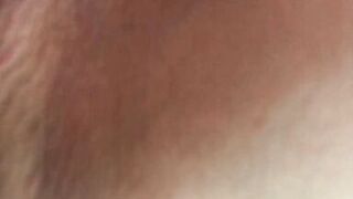 Insert your tongue into my vagina as deep as you can. Eating pussy and wife orgasm. Super close up. - 13 image