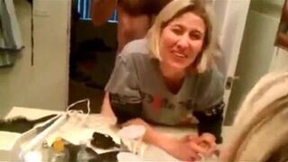 Sexy mature hardcore anal sex with boss on business trip