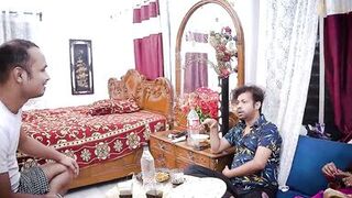 Sexy patni ka boyfriend pati ke samne ushe chod diya