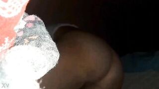 Wiping my cum from her pussy - 10 image