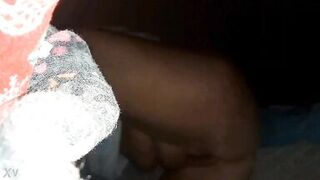 Wiping my cum from her pussy - 9 image