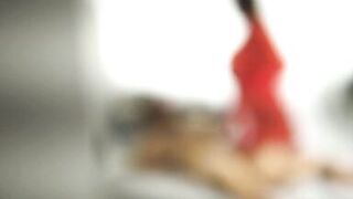 Family Threesome! I like to Watch my Stepmom fuck her Boyfriend and I join them, Creampie! Naty Delgado and Kathalina777