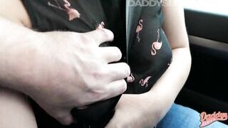 Juicing tour while driving! Caught fucking!!!