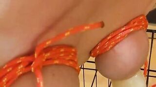 Hucow with bound boobs - 4 image