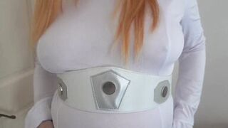 Princess Leia showing off her dress - 2 image