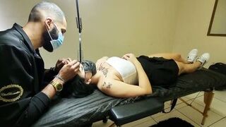 FAKE DESIGNER - Big Tits Brunette fucks Bbc